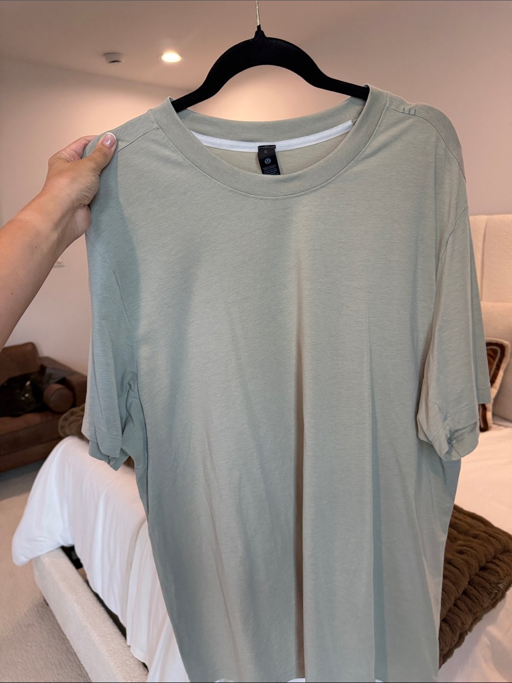 lululemon athletica Men's Crew Tee in Light Sage